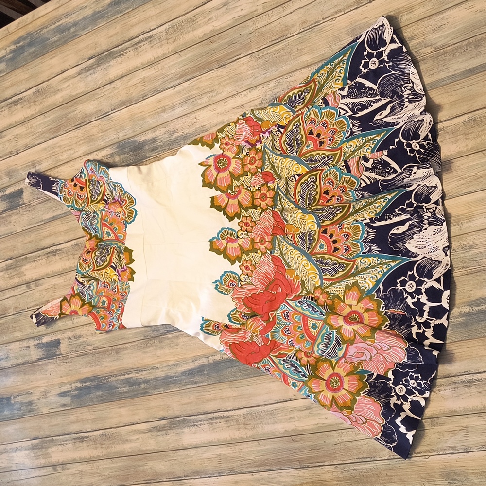 Nine West Floral Dress - bright colored flowers - size 2